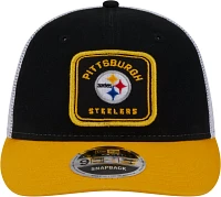 New Era Men's Pittsburgh Steelers Squared Low Profile 9Fifty Adjustable Hat