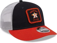 New Era Men's Houston Astros Navy Low Profile 9Fifty Squared Fitted Hat