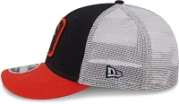 New Era Men's Houston Astros Navy Low Profile 9Fifty Squared Fitted Hat