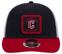 New Era Men's Cleveland Guardians Red Squared Low Profile 59Fifty Fitted Hat