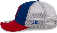 New Era Men's Chicago Cubs Blue Low Profile 9Fifty Squared Fitted Hat