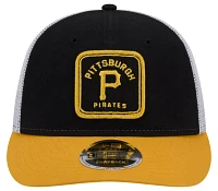 New Era Men's Pittsburgh Pirates Black Squared Low Profile 59Fifty Fitted Hat