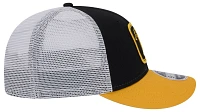 New Era Men's Pittsburgh Pirates Black Squared Low Profile 59Fifty Fitted Hat