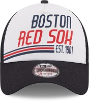 New Era Men's Boston Red Sox Navy Stacked 9Forty Adjustable Hat