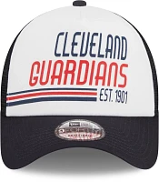 New Era Men's Cleveland Guardians Red Stacked 9Forty Adjustable Hat