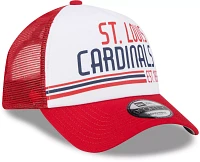 New Era Men's St. Louis Cardinals Red Stacked 9Forty Adjustable Hat