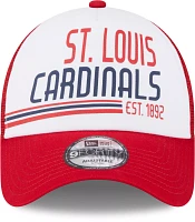 New Era Men's St. Louis Cardinals Red Stacked 9Forty Adjustable Hat