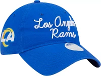 New Era Women's Los Angeles Rams Script 9Forty Adjustable Hat