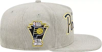 New Era Adult Indiana Pacers Corduroy Golf Snapback Adjustable Hat