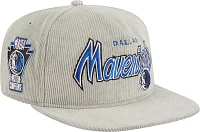 New Era Adult Dallas Mavericks Corduroy Golf Snapback Adjustable Hat