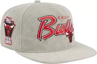 New Era Adult Chicago Bulls Corduroy Golf Snapback Adjustable Hat