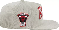 New Era Adult Chicago Bulls Corduroy Golf Snapback Adjustable Hat