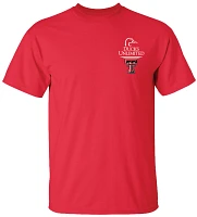 New World Graphics Men's Texas Tech Red Raiders Ducks Unlimited Label T-Shirt