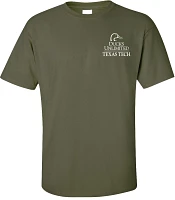 New World Graphics Men's Texas Tech Red Raiders Green Ducks Unlimited Graphic T-Shirt