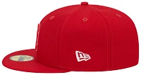 New Era Adult Boston Red Sox White Side Patch Evergreen 59Fifty Fitted Hat