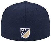 New Era Adult Philadelphia Union 59Fifty 2024 Logo Navy Fitted Hat