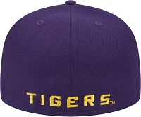 New Era Men's LSU Tigers Purple 59Fifty Fitted Hat