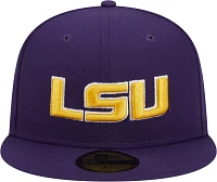 New Era Men's LSU Tigers Purple 59Fifty Fitted Hat