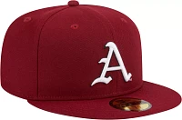 New Era Men's Arkansas Razorbacks Cardinal 59Fifty Fitted Hat