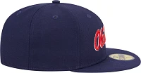 New Era Men's Ole Miss Rebels Blue 59Fifty Fitted Hat