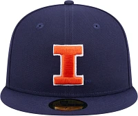 New Era Men's Illinois Fighting Illini Blue 59Fifty Fitted Hat