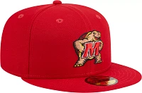 New Era Men's Maryland Terrapins Red 59Fifty Fitted Hat