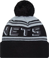 New Era Adult Brooklyn Nets Black Cheer Knit Hat