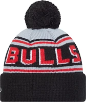 New Era Adult Chicago Bulls Black Cheer Knit Hat