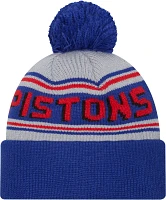 New Era Adult Detroit Pistons Blue Cheer Knit Hat