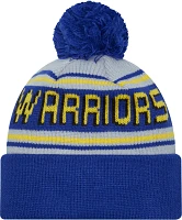 New Era Adult Golden State Warriors Blue Cheer Knit Hat