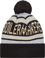 New Era Men's Purdue Boilermakers Black Pom Wordmark Beanie