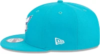 New Era Adult Charlotte Hornets Turquoise 9Fifty Adjustable Hat