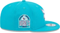 New Era Adult Charlotte Hornets Turquoise 9Fifty Adjustable Hat