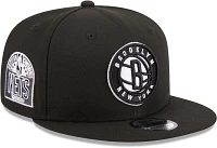 New Era Brooklyn Nets Black 9Fifty Adjustable Hat