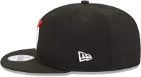 New Era Adult Portland Trail Blazers Black 9Fifty Adjustable Hat