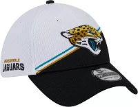 New Era Men's Jacksonville Jaguars 2023 Sideline Team Color 39Thirty Stretch Fit Hat