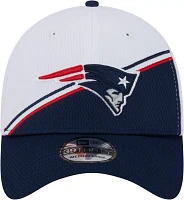 New Era Men's England Patriots 2023 Sideline Team Color 39Thirty Stretch Fit Hat