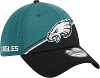 New Era Men's Philadelphia Eagles 2023 Sideline Alternate Dark Green 39Thirty Stretch Fit Hat