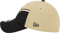 New Era Men's Orleans Saints 2023 Sideline Alternate Black 39Thirty Stretch Fit Hat