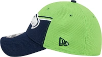 New Era Men's Seattle Seahawks 2023 Sideline Alternate Blue 39Thirty Stretch Fit Hat