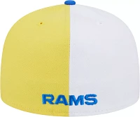 New Era Men's Los Angeles Rams 2023 Sideline Pinwheel 59Fifty Fitted Hat