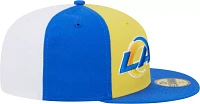 New Era Men's Los Angeles Rams 2023 Sideline Pinwheel 59Fifty Fitted Hat