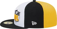 New Era Men's Pittsburgh Steelers 2023 Sideline Pinwheel 59Fifty Fitted Hat