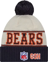 New Era Men's Chicago Bears 2023 Sideline Orange Historic Knit Beanie