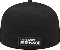 New Era Men's Kansas City Chiefs 2023 Inspire Change Black 59Fifty Fitted Hat