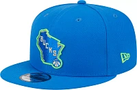 New Era Adult 2023-24 City Edition Milwaukee Bucks Alternate 9Fifty Hat