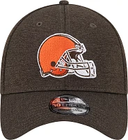 New Era Men's Cleveland Browns Logo Brown 39Thirty Stretch Fit Hat