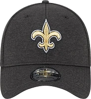 New Era Men's Orleans Saints Logo Black 39Thirty Stretch Fit Hat