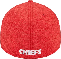 New Era Men's Kansas City Chiefs Logo Red 39Thirty Stretch Fit Hat