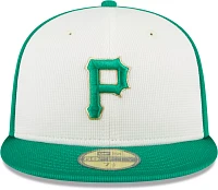 New Era Adult St. Patrick's Day '24 Pittsburgh Pirates Green 59Fifty Fitted Hat